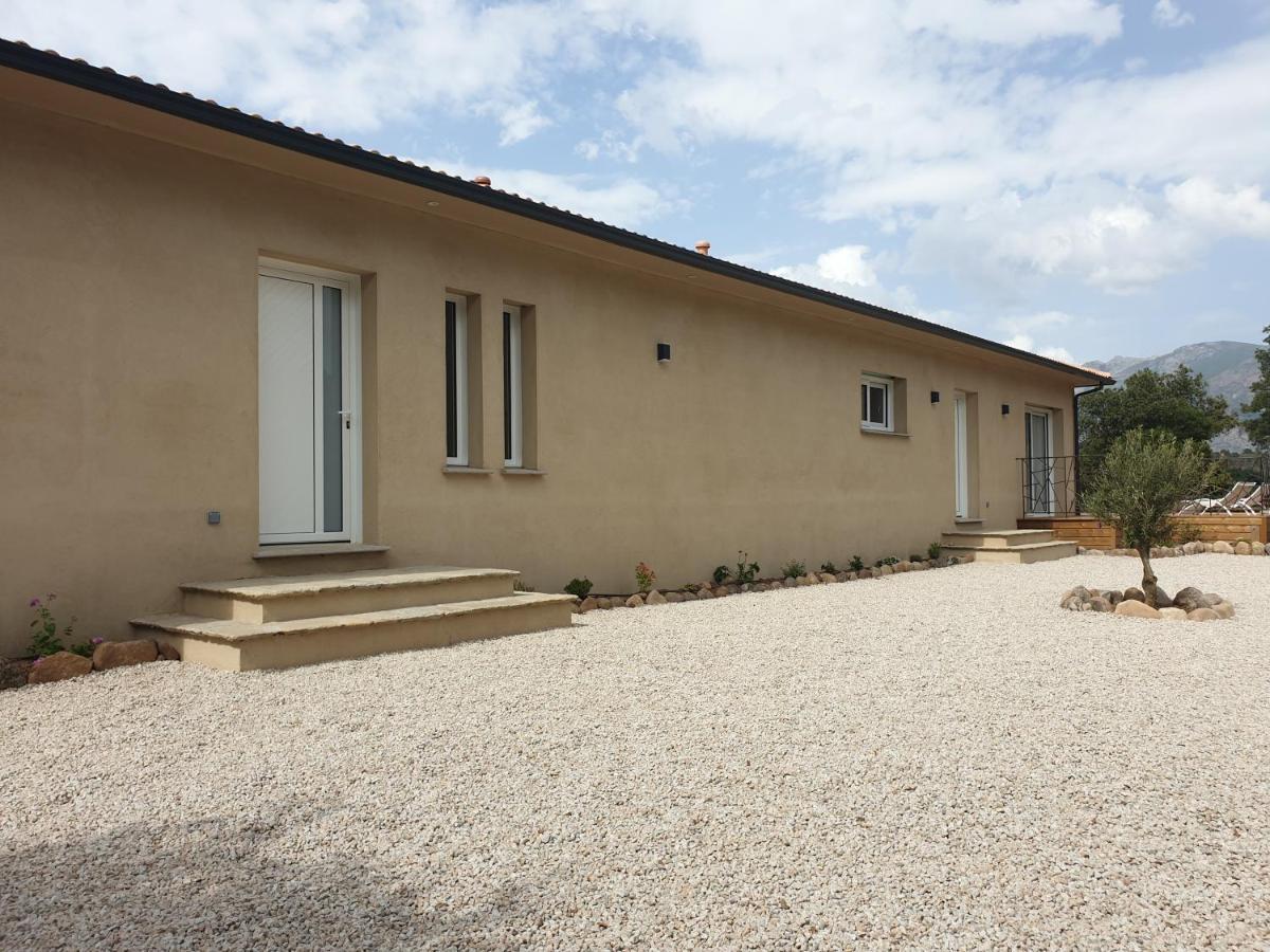 Domaine U Filanciu - Casa Ghjulia - Centru Di Corsica Villa Moltifao Exteriör bild